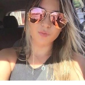 RayBan (Store Display) Aviator Copper Pink Lens RB3025